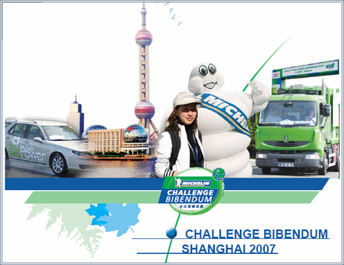 Michelin Challenge Bibendum 2007 состоится в  Китае